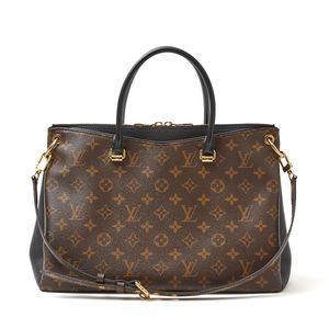 Louis Vuitton Pallas Monogram Noir Handbag Shoulder Bag